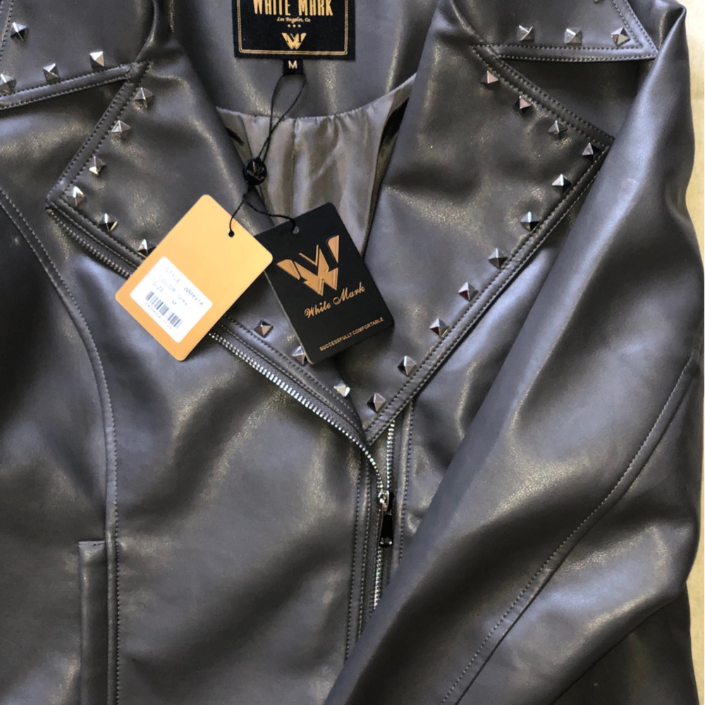 Women’s faux leather jacket